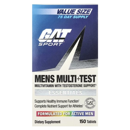 GAT, Mens Multi + Test, 150 таблеток