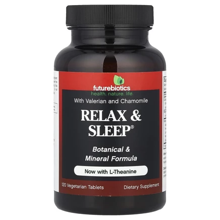 Futurebiotics, Relax & Sleep, для отдыха и сна,120 вегетарианских таблеток