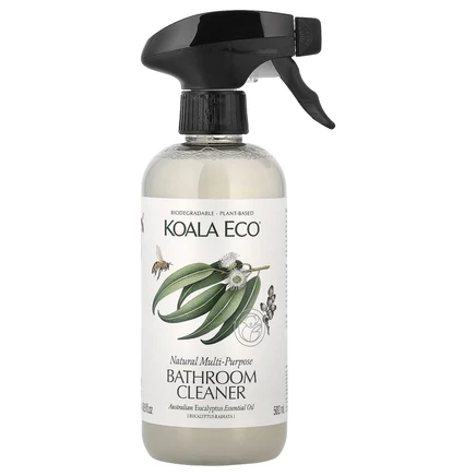 Koala Eco, натуральное универсальное очиститель для ванной комнаты, эфирное масло, австралийский эвкалипт, 500 мл (16,9 жидк. унции)