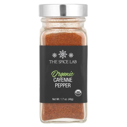 The Spice Lab, Органический кайенский перец, 53 г (1,9 унции)