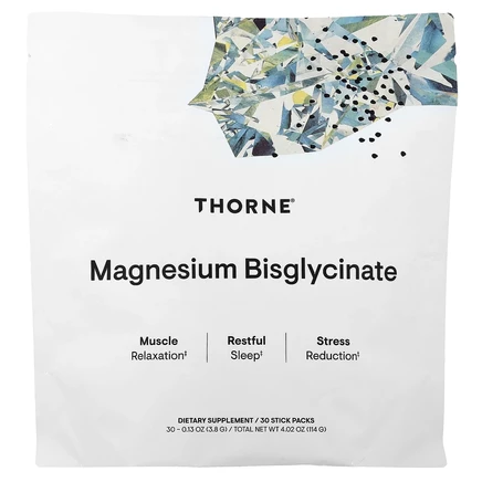 Thorne, Бисглицинат магния, 30 пакетиков по 3,8 г (0,13 унции)