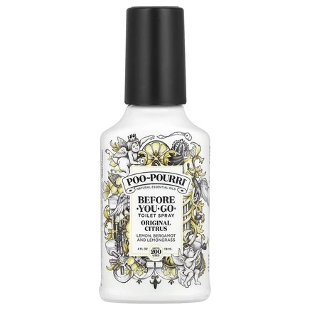 Poo-Pourri, Before-You-Go, спрей-освежитель для туалета, с цитрусовым ароматом, 118 мл (4 жидк. унции)