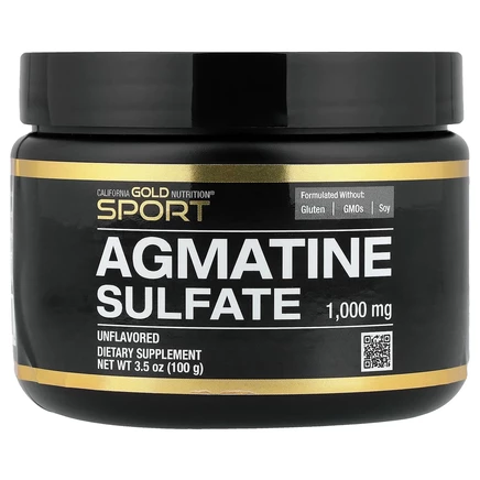 Super Nutrition, Сульфат агматина, без добавок, 100 г (3,5 унции)