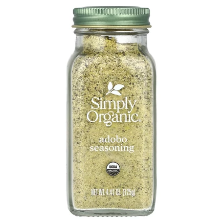 Simply Organic, Приправа Adobo, 125 г (4,41 унции)