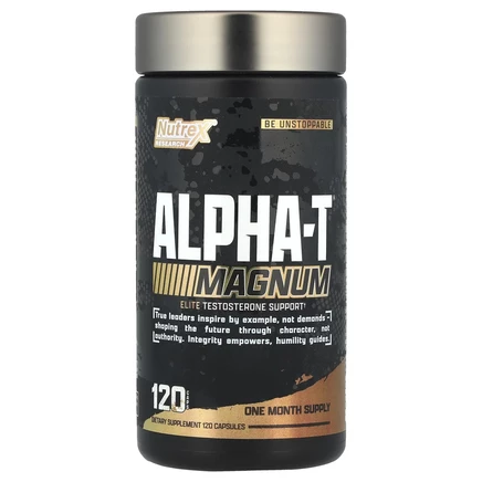 Поддержка тестостерона Nutrex Alpha-T Magnum, 120 капсул