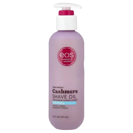 EOS, Shea Better™, кашемировое масло для бритья, свежесть и Cozy, 177 мл (6 жидк. унций)