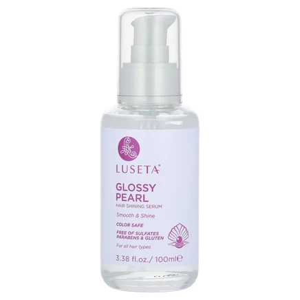 Luseta Beauty, Glossy Pearl, сыворотка для сияния волос, для всех типов волос, 100 мл (3,38 жидк. унции)