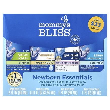 Mommy's Bliss, Newborn Essentials, набор из 4 предметов