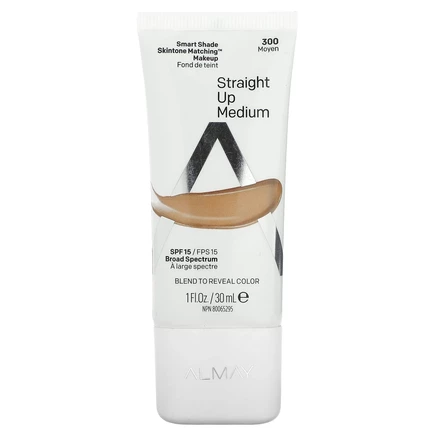 Almay, Smart Shade, тональная основа для макияжа, SPF 15, оттенок 300, 30 мл (1 жидк. унция)