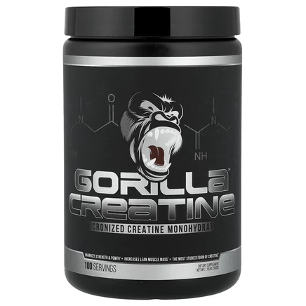 Gorilla Mind, креатин, микронизированный моногидрат креатина, 500 г (1,1 фунта)
