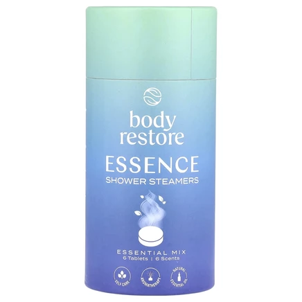 Body Restore, Пароварки для душа Essence, смесь Essential, 6 таблеток, 5,3 унции
