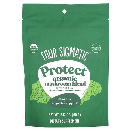 Four Sigmatic, Protect, органическая смесь грибов, 60 г (2,12 унции)