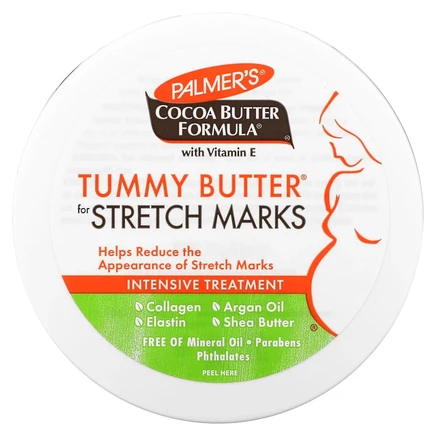 Palmer's, Формула с какао-маслом, масло для живота Tummy Butter, против растяжек, 125 г (4,4 унции)