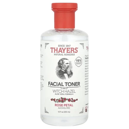 Thayers, Тоник для лица, гамамелис, без спирта, лепестки роз, 355 мл (12 жидк. Унций)