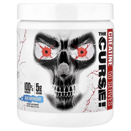 JNX Sports, The Curse! ®, креатин, голубая малина, 350 г (12,3 унции)