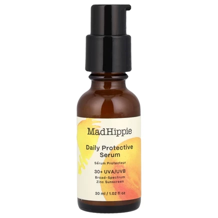 Mad Hippie, Ежедневная защитная сыворотка, SPF 30+, без отдушек, 30 мл (1,02 жидк. Унции)