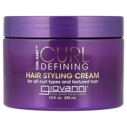 Giovanni, Curl Habit, крем для укладки волос, для всех типов локонов, 295 мл (10 жидк. Унций)