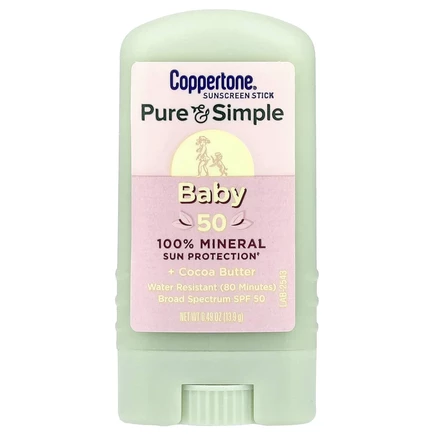 Coppertone, Baby, солнцезащитный стик, SPF 50, 13,9 г (0,49 унции)