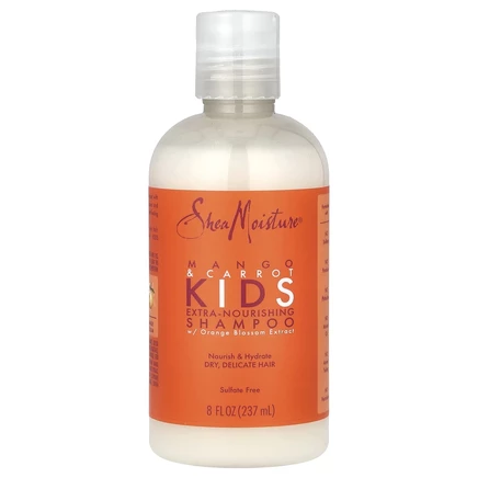 SheaMoisture, экстра-питательный шампунь для детей, манго и морковь, 237 мл (8 жидк. унций)
