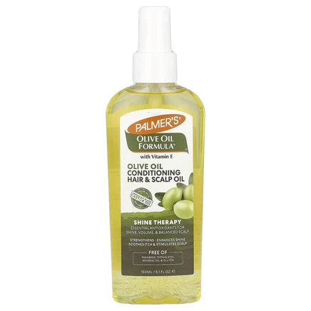 Palmer's, Формула оливкового масла с витамином E, кондиционер-спрей для блеска, 150 мл (5,1 жидк. Унции)