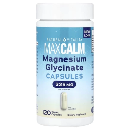 Natural Vitality, CALM, магний, 120 капсул