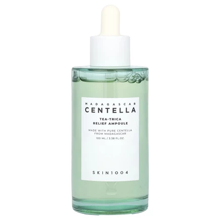 SKIN1004, Madagascar Centella, чайная трика, облегчение, ампула, 100 мл (3,38 жидк. Унции)