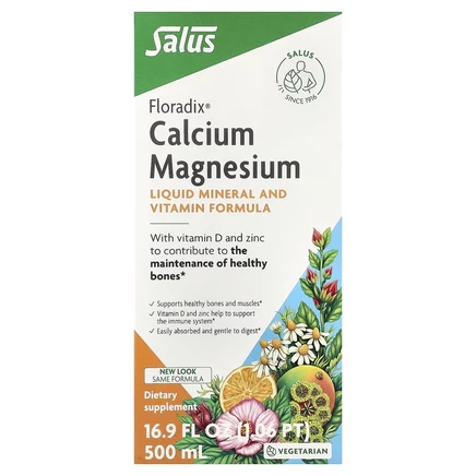 Floradix, Calcium Magnesium, 17 fl oz (500 ml)