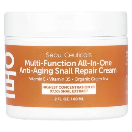 SeoulCeuticals, Многофункциональный восстанавливающий омолаживающий крем с улиткой, 60 мл (2 жидк. унции)