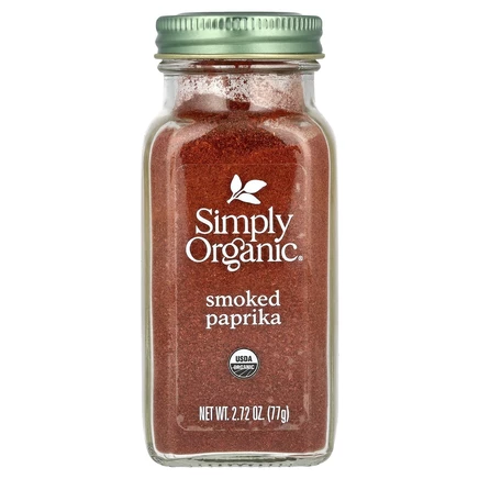 Simply Organic, Органическая копченая паприка, 2,72 унций (77 г)