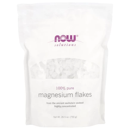 NOW Foods, Solutions, магниевые хлопья, 750 г (26,5 унции)