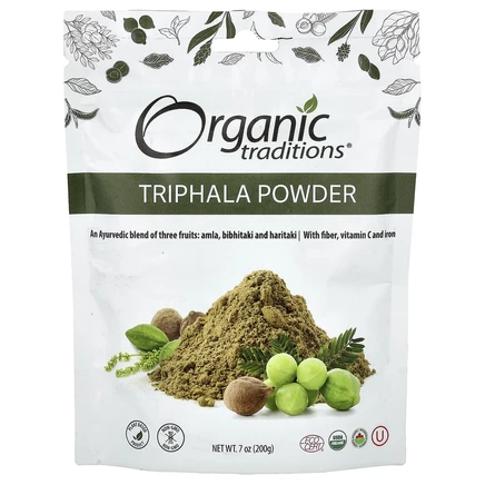 Organic Traditions, Трифала в порошке, 200 г (7 унций)