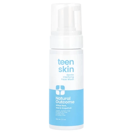 Natural Outcome, TeenSkin, мягкое очищающее средство для умывания, 150 мл (5 унций)