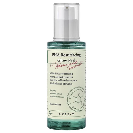 Axis-Y, PHA Resurfacing Glow Peel, 50 мл (1,69 жидк. Унции)