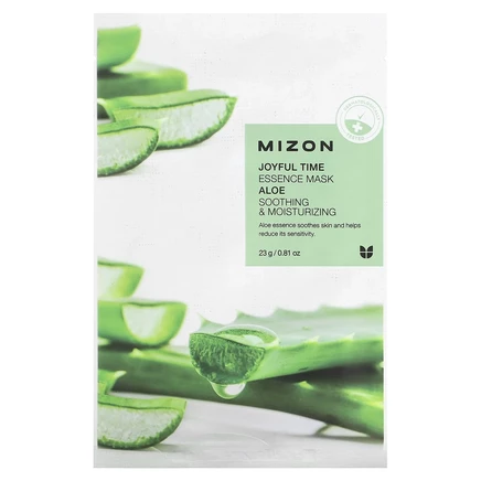 Mizon, маска для лица Joyful Time Essence, с алоэ, 1 шт., 23 г (0,81 унции)