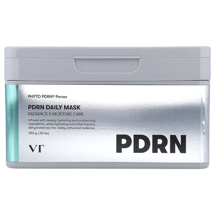 VT Cosmetics, BDRN, ежедневная маска для лица, 30 шт., 350 г