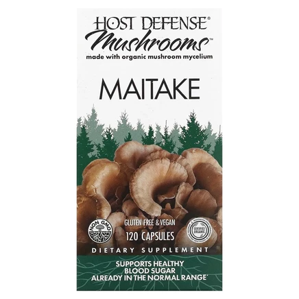 Host Defense Mushrooms, Maitake, 120 капсул