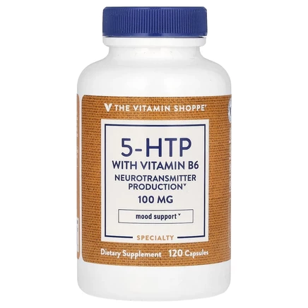 The Vitamin Shoppe, 5-HTP с витамином B6, 120 капсул