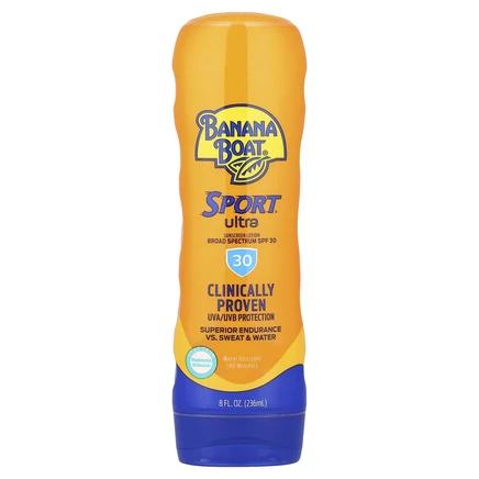 Banana Boat, Sport Ultra, солнцезащитный лосьон, SPF 30, 236 мл (8 жидк. Унций)
