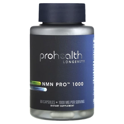 ProHealth Longevity, Uthever, NMN Pro 1000, 1000 мг, 60 капсул (500 мг в 1 капсуле)