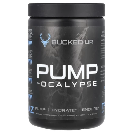 Bucked Up, Pump-Ocalypse, голубая малина, 359,85 г (13,69 унции)