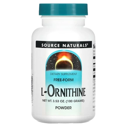 Source Naturals, L-орнитин в виде порошка, 100 г (3,53 унции)