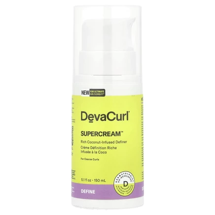 DevaCurl, Supercream, насыщенный оттенок для определения с кокосом, 150 мл (5,1 жидк. Унции)