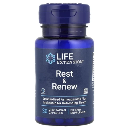 Life Extension, Rest & Renew, 30 вегетарианских капсул