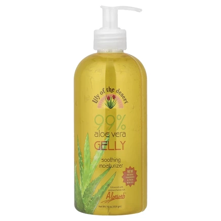 Lily of the Desert, 99% алоэ вера, успокаивающее увлажняющее средство, 454 г (16 унций)