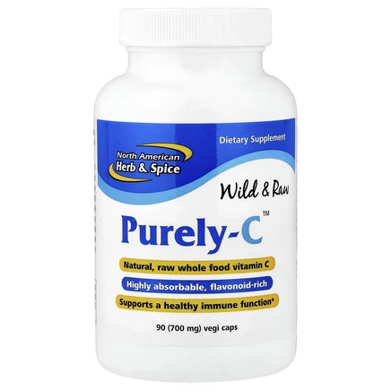 North American Herb & Spice, Purely-C, 700 мг, 90 растительных капсул