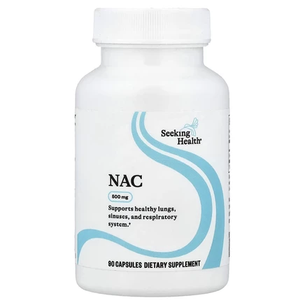 Seeking Health, NAC, 500 мг, 90 вегетарианских капсул