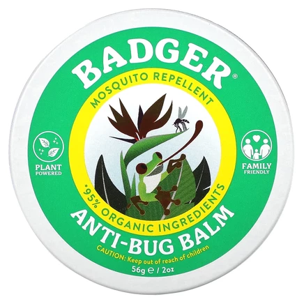 Badger, Бальзам с защитой от насекомых с цитронеллой и розмарином, 56 г (2 унции)