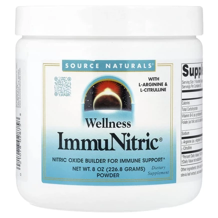 Source Naturals, Wellness, ImmuNitric в порошке, 226,8 г (8 унций)