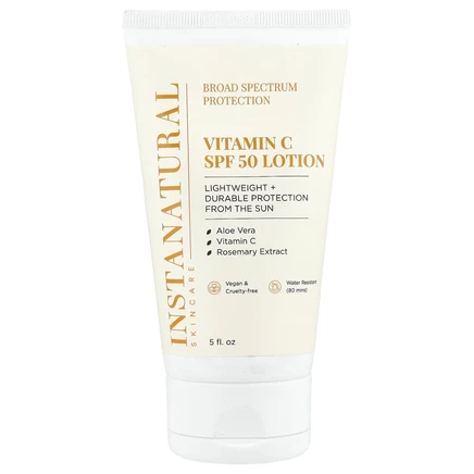 InstaNatural, Лосьон с витамином C, SPF 50, 5 жидк. Унций