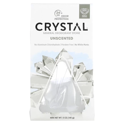 CRYSTAL, Минеральный дезодорант, без запаха, 140 г (5 унций)